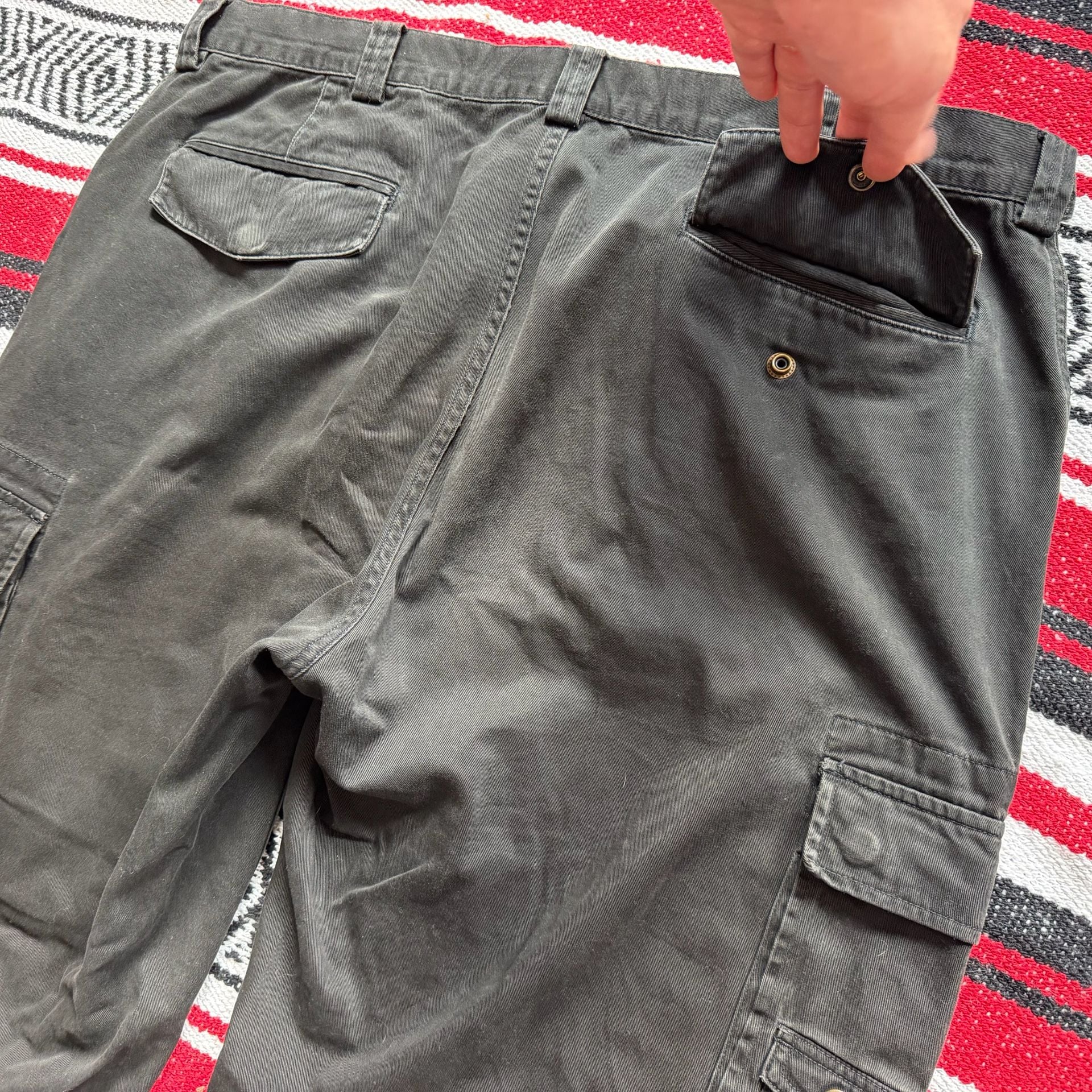 Rare Vintage Baggy Polo Ralph Lauren Cargo Chinos Sz 40/32 7