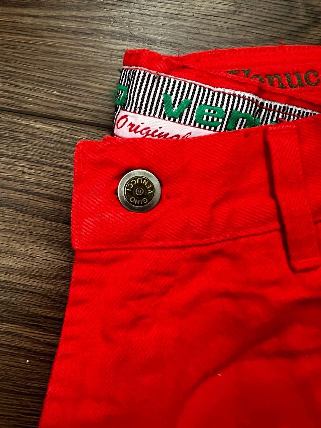 G. Venucci Jeans Size 36 Red Cotton Pants 3