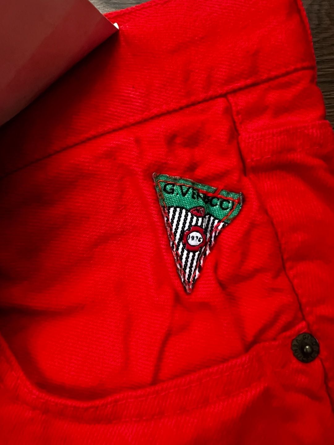 G. Venucci Jeans Size 36 Red Cotton Pants 4