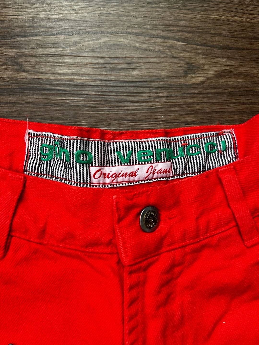 G. Venucci Jeans Size 36 Red Cotton Pants 6