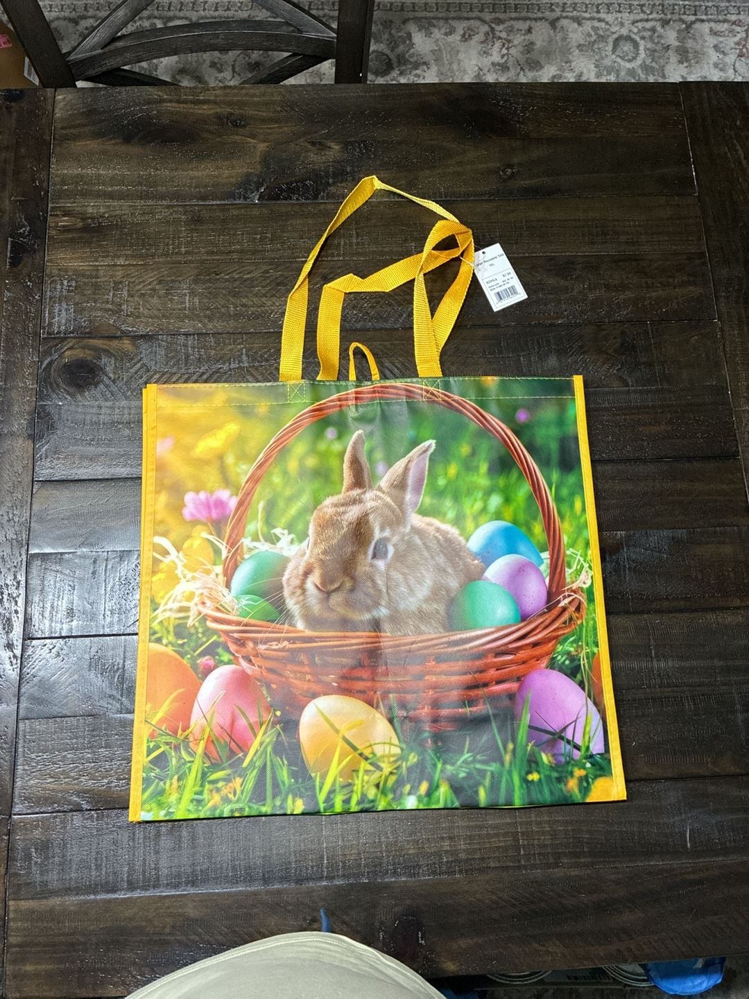 Kohl's Easter Bunny Basket Large Reusable Tote Bag 2