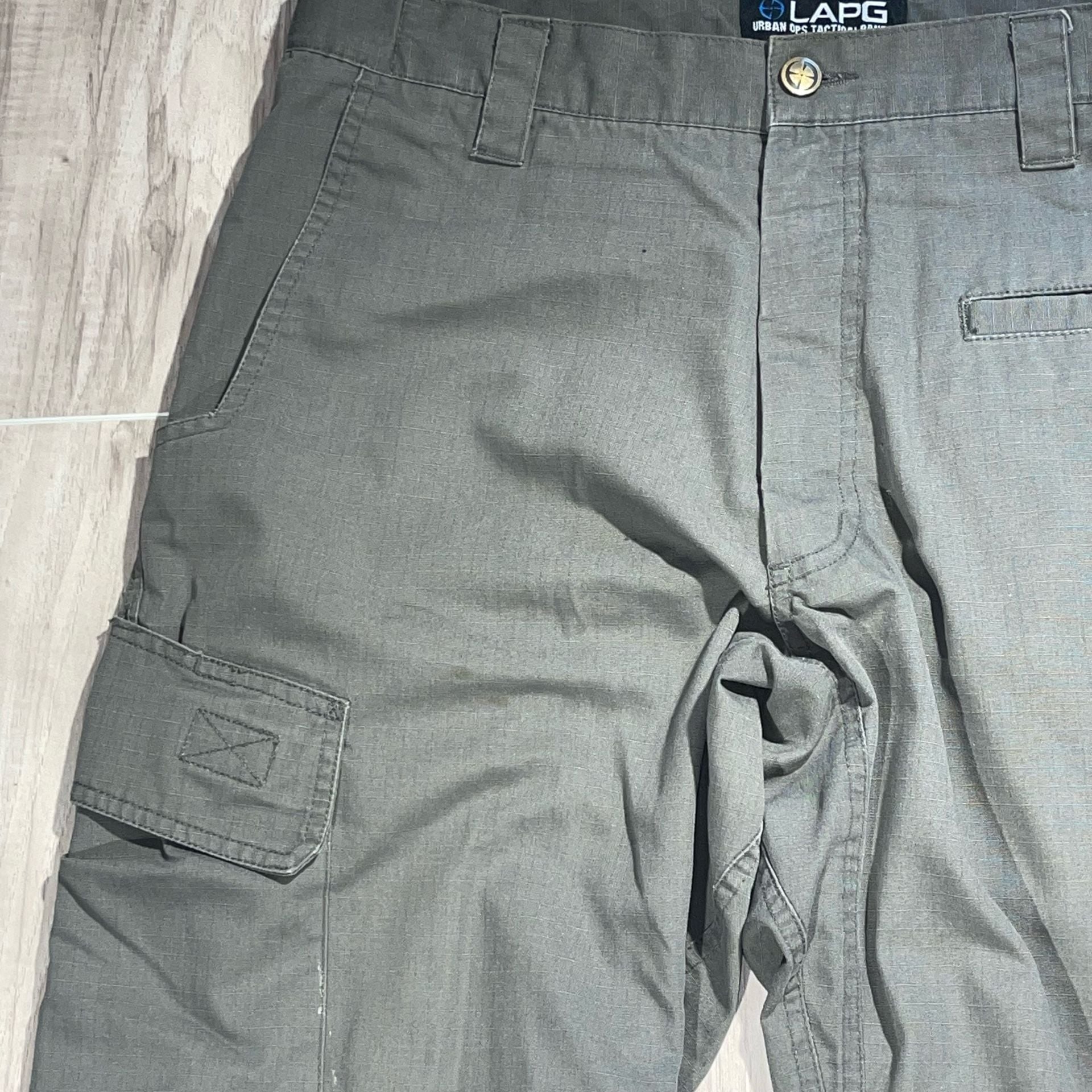 LAPG LA Police Gear Cargo Pants Green Tactical Workwear Grey 8