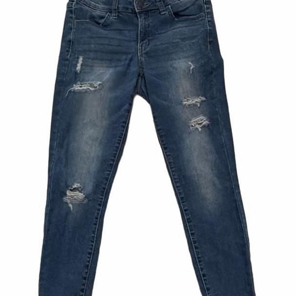 SoUltimate Low Rise Jegging Size 9 Blue Distressed