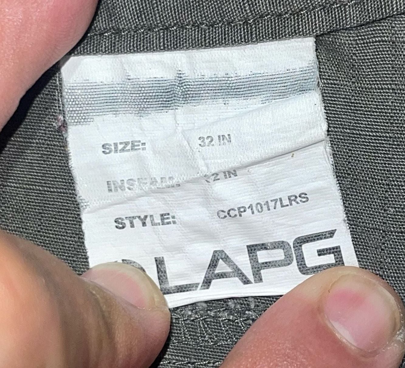 LAPG LA Police Gear Cargo Pants Green Tactical Workwear Grey 10