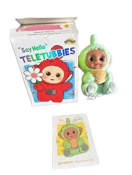 POP MART Teletubbies Say Hello Series Dipsy's Coconut Toast Plush Pendant 1