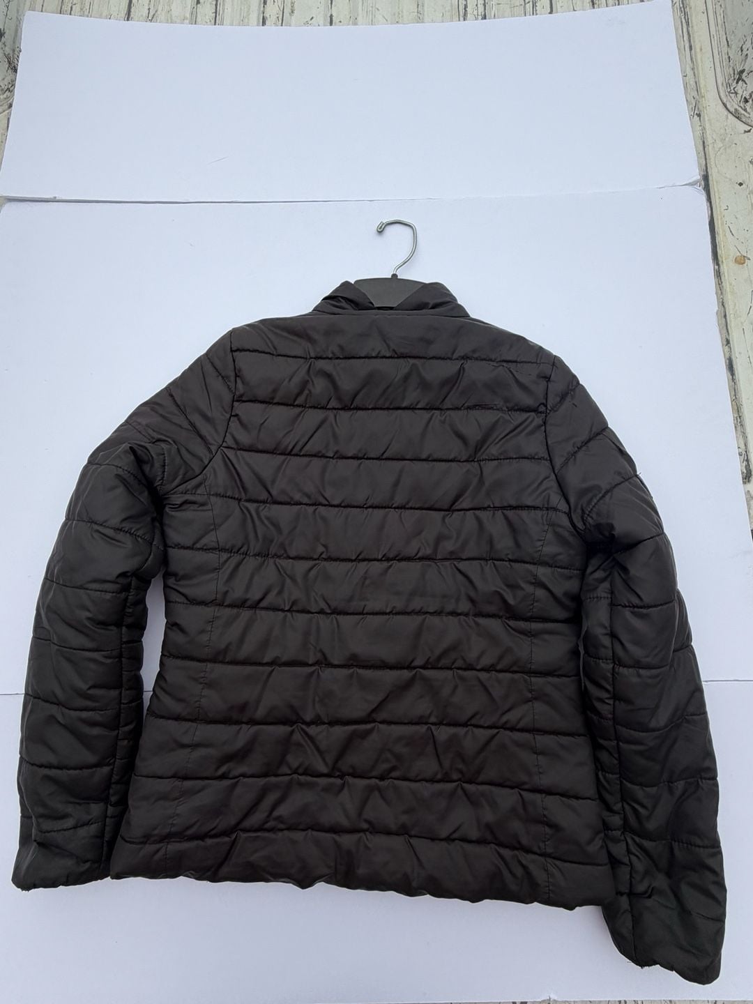 New Balance Puffer Jacket Size M Black Full Zip 6
