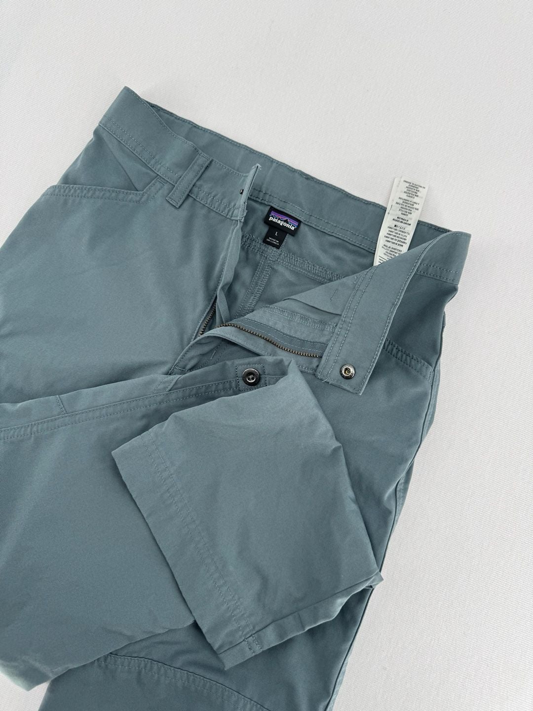 Patagonia Kids Nomader Pants Size L Blue Cargo Hiking 2
