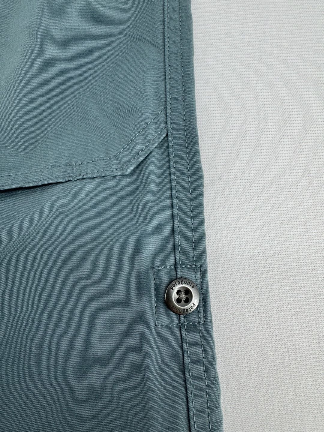 Patagonia Kids Nomader Pants Size L Blue Cargo Hiking 6