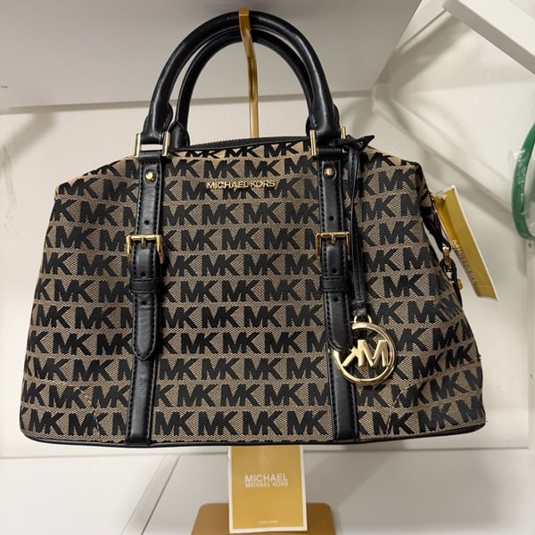 NWT AUTHENTIC MICHAEL KORS GINGER LARGE DUFFLE SATCHELHANDBAG PURSE
