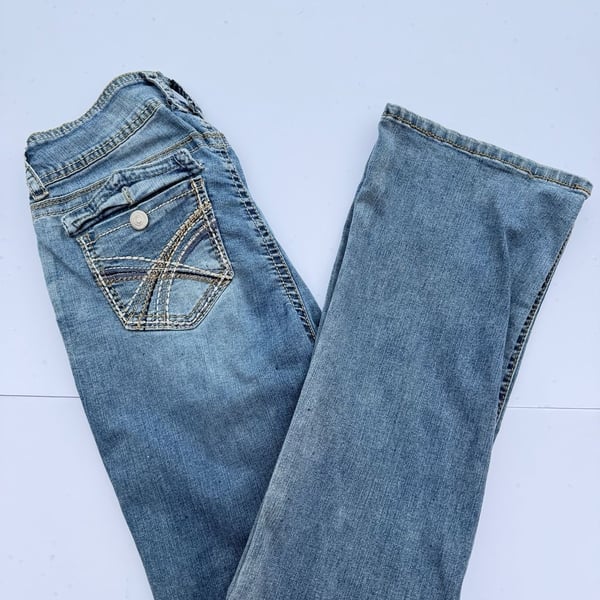 Rock & Roll Denim Women's Mid Rise Bootcut Jean — ,