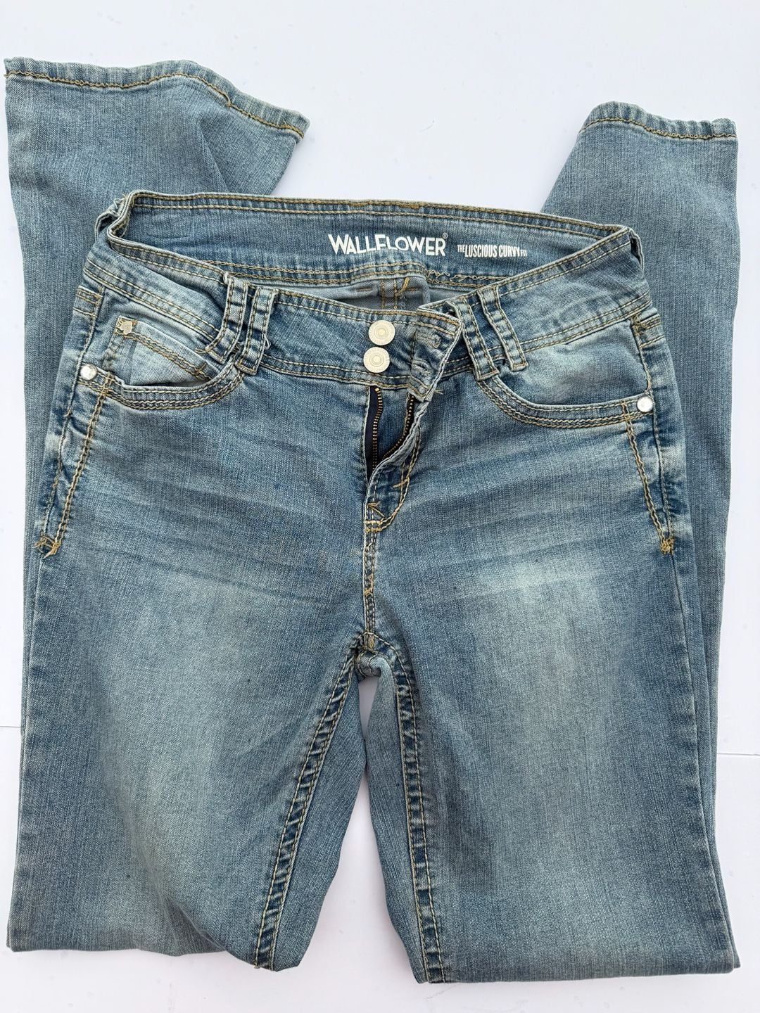 Rock & Roll Denim Women's Mid Rise Bootcut Jean — , 5