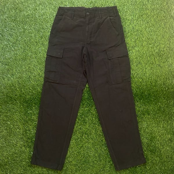 UNIQLO Men's Black Cargo Pants Size S  Cotton Spandex