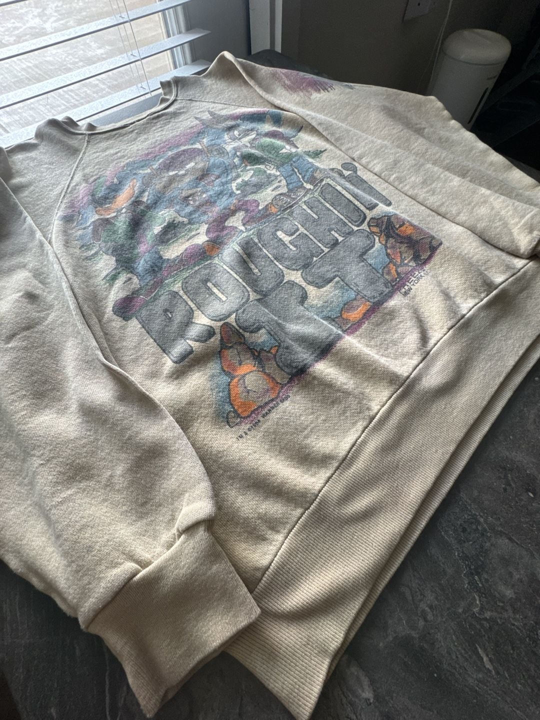 VTG 90s Looney Tunes Taz Take A Hike Vintage Sweatshirt 3