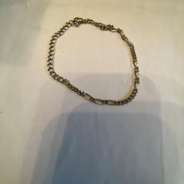 Vintage Gold Tone Link Chain Bracelet