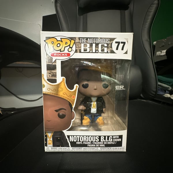 Funko Pop Rocks The Notorious B.I.G. With Crown Vinyl Figure 77