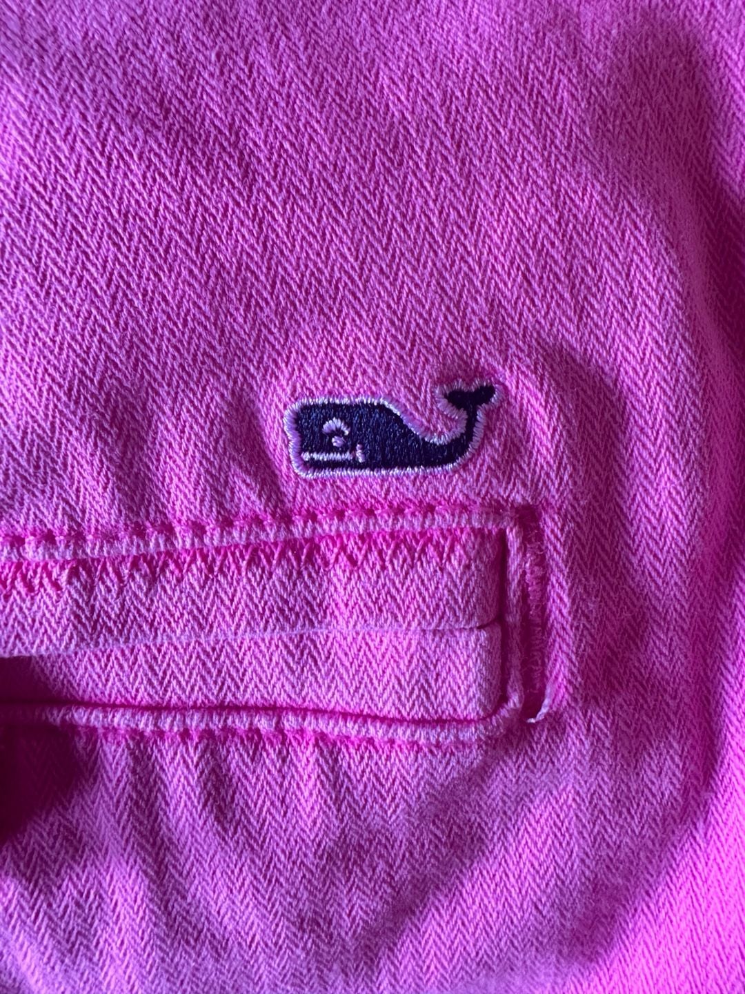 NWOT Vineyard Vines Every Day Shorts Size 8 Pink Herringbone 5