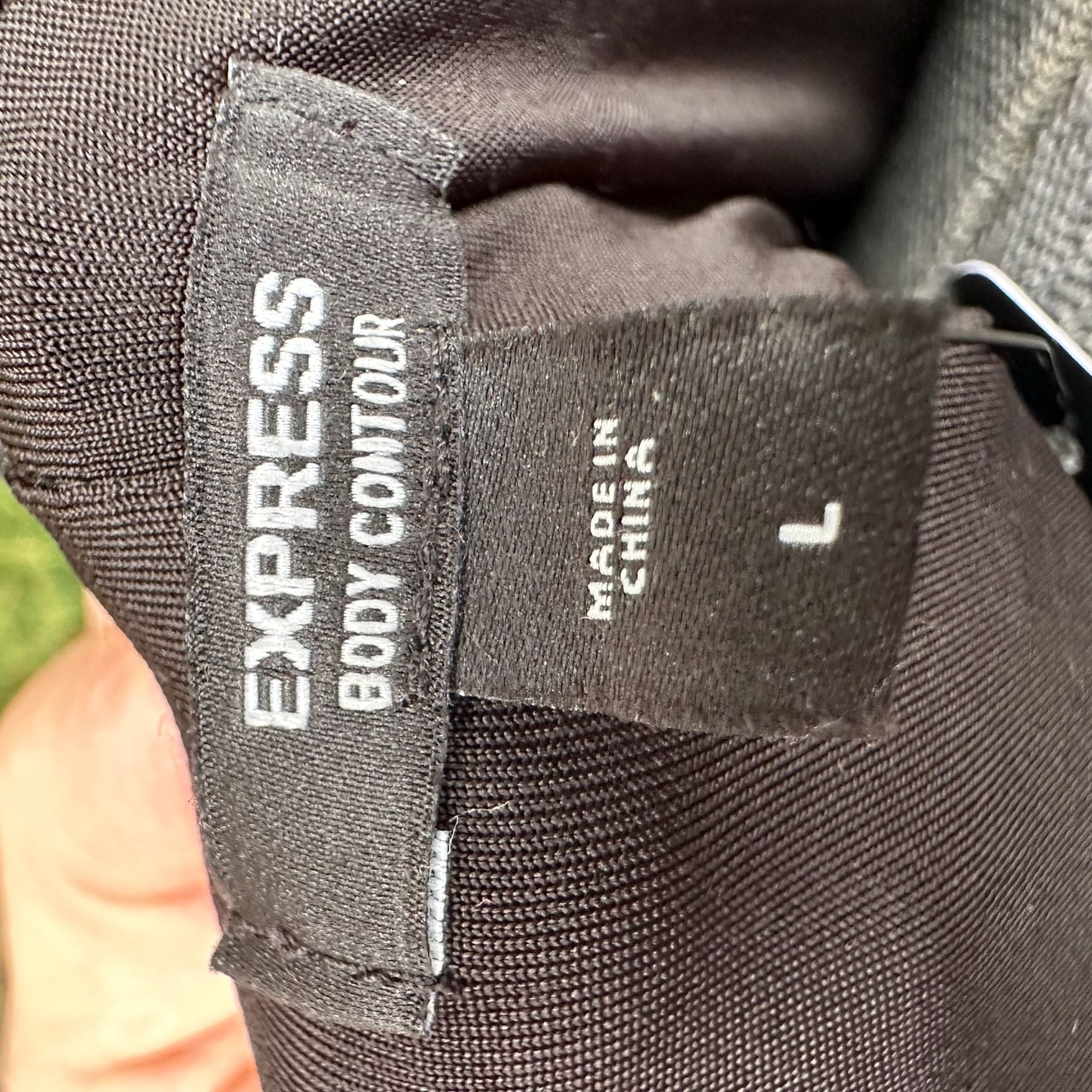 Express Ruched Long Sleeve Top Size L Black NWT Y2K club datenight 9