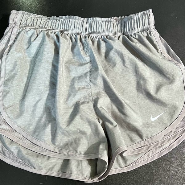 Nike Tempo Running Shorts Size S Gray Dri-Fit Athletic
