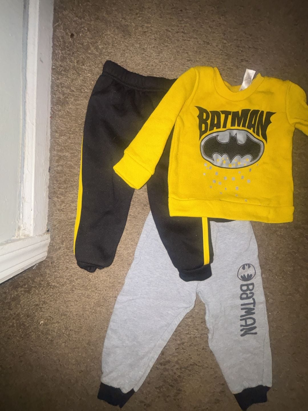 Batman Fleece Sweatshirt And Pants Set 12 months 2