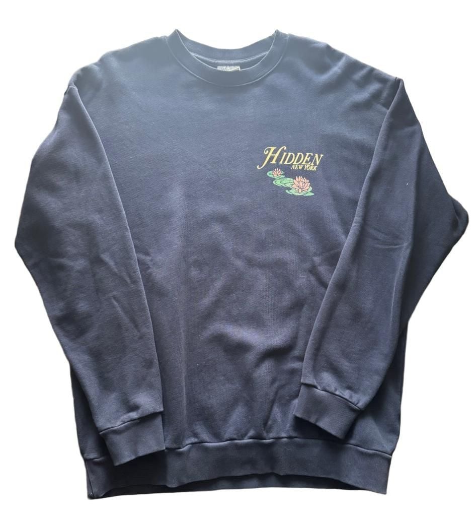 Hidden NY Lily Pad Crewneck Navy Men's - FW21 - US 2