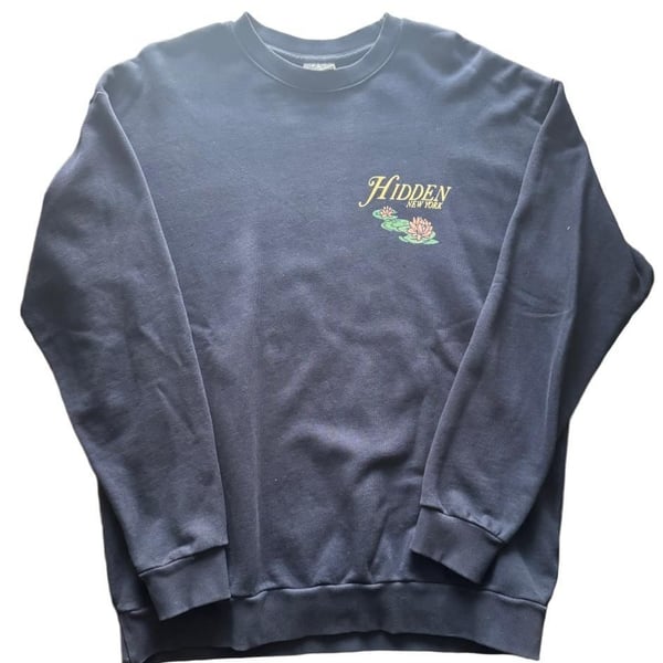 Hidden NY Lily Pad Crewneck Navy Men's - FW21 - US