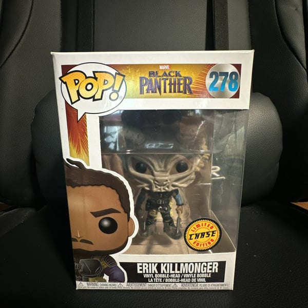 Funko Pop! Marvel Black Panther Erik Killmonger #278 Chase Edition
