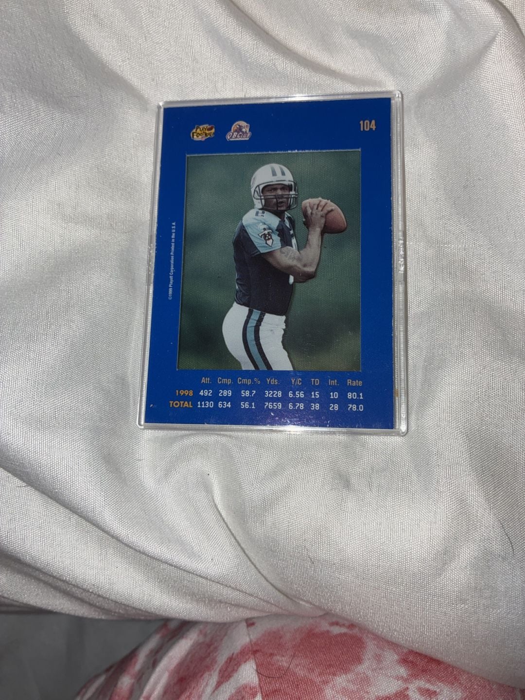 Playoff Absolute SSD Steve McNair Football Card 104 3