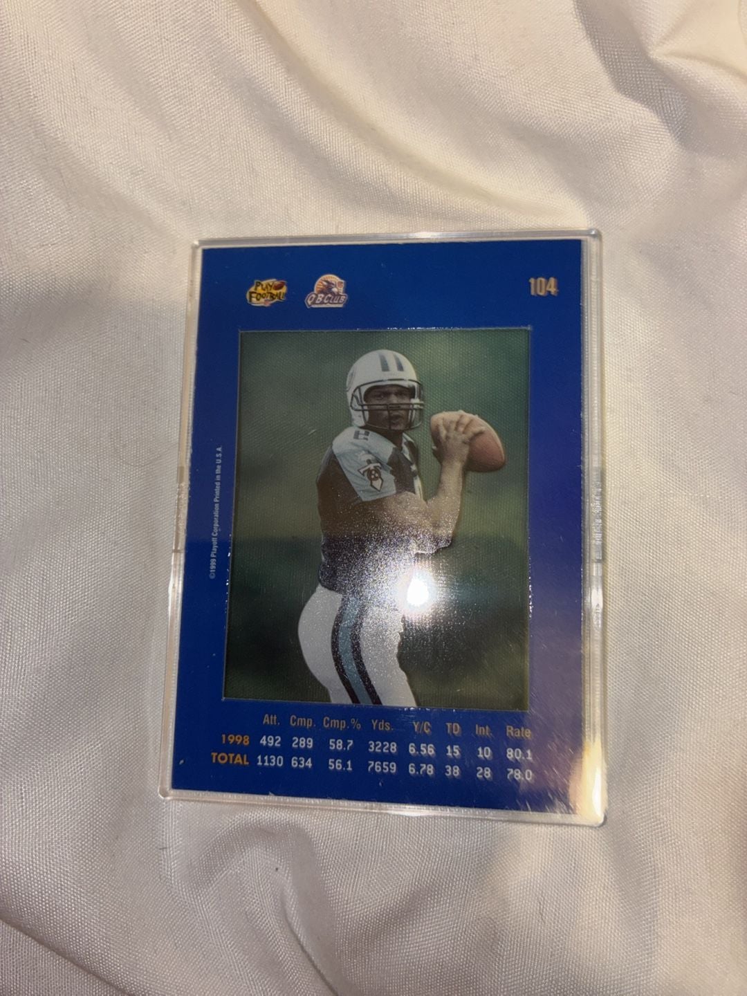 Playoff Absolute SSD Steve McNair Football Card 104 4