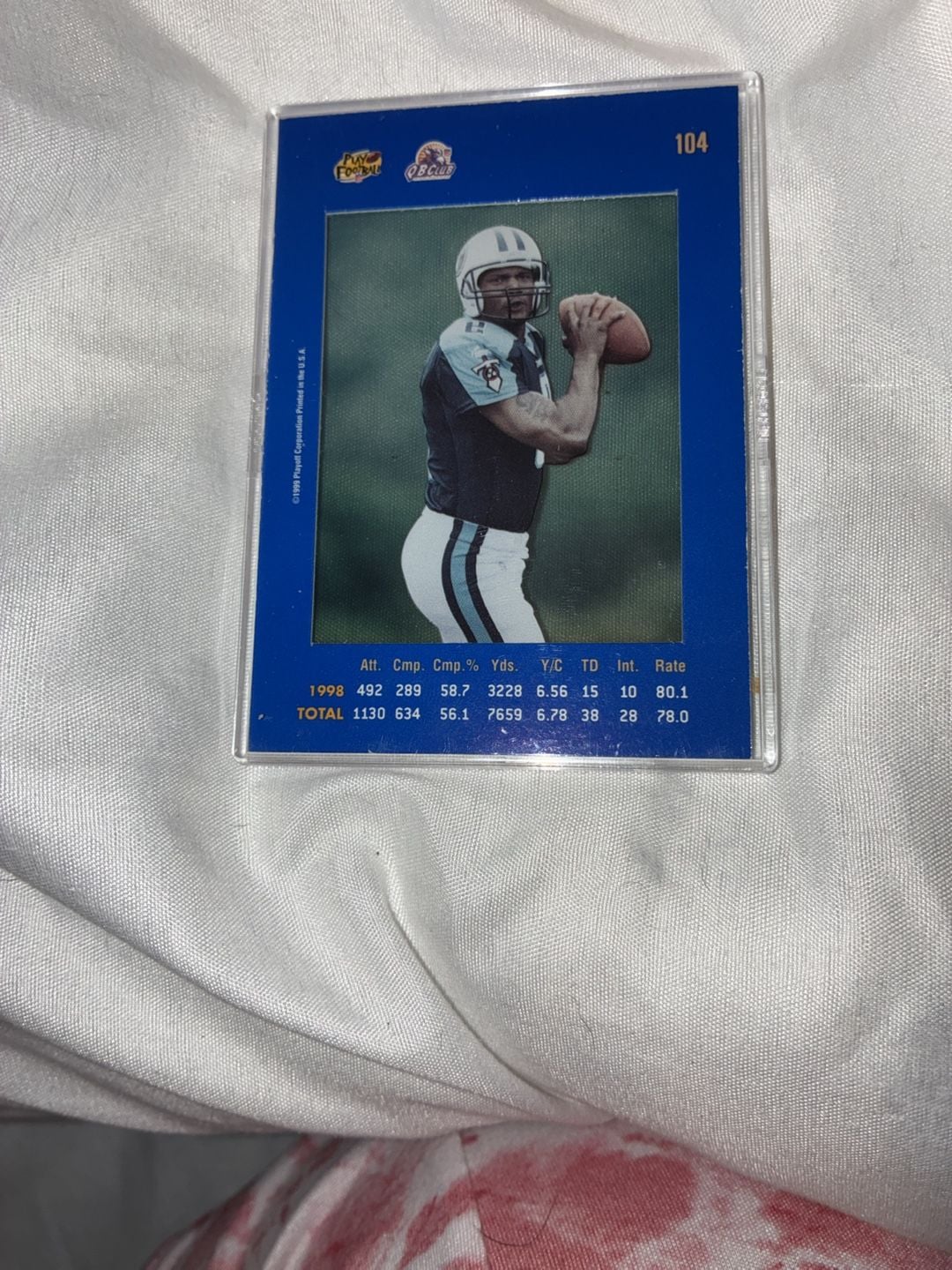 Playoff Absolute SSD Steve McNair Football Card 104 5