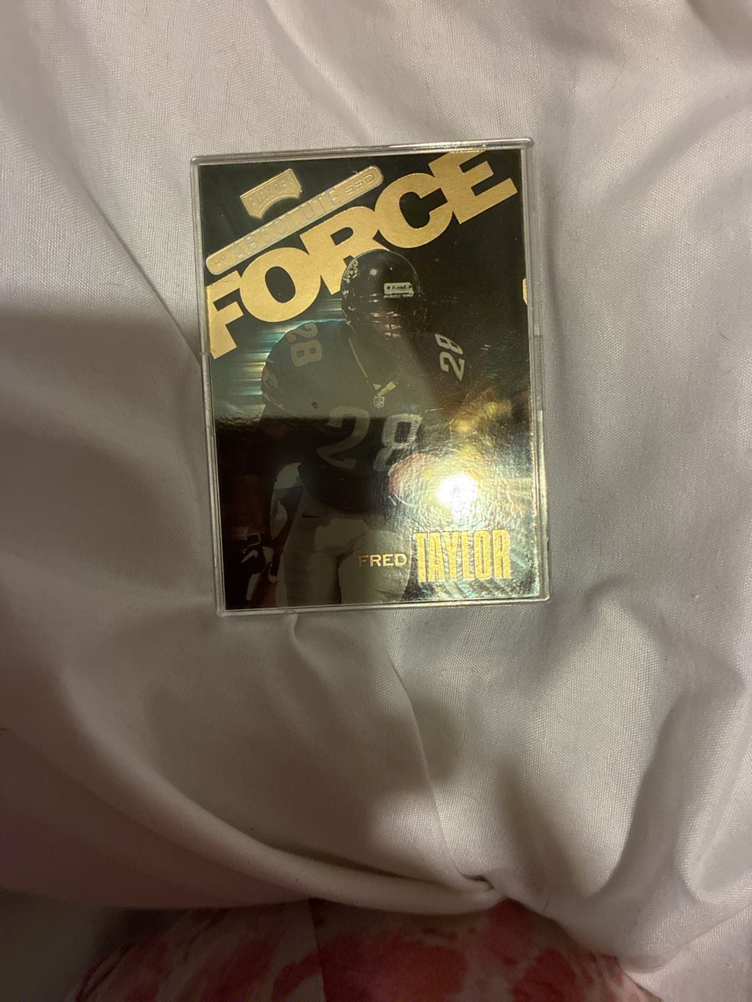 Playoff Absolute SSD Fred Taylor Force Trading Card 3