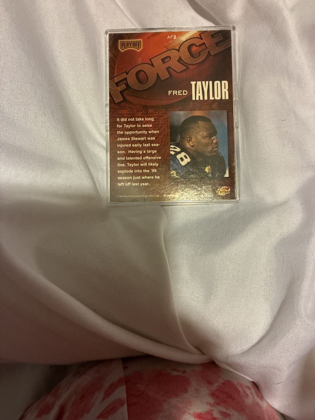 Playoff Absolute SSD Fred Taylor Force Trading Card 4