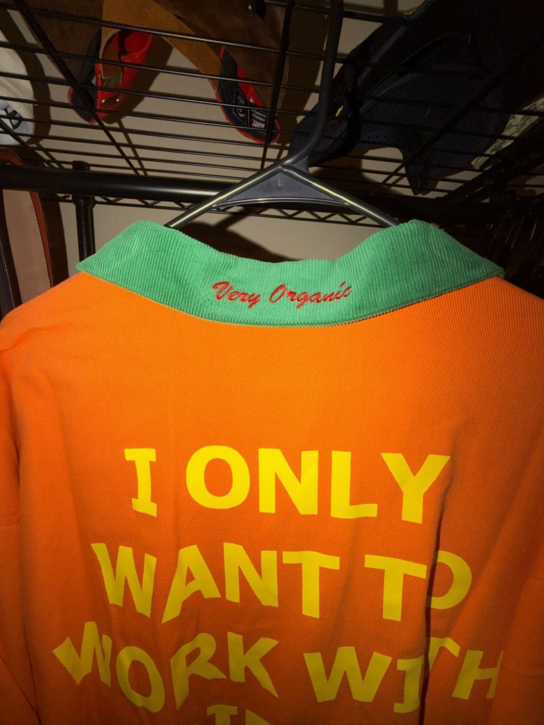 Engineered By Dre Him Workshirt Size 2XL Orange Green 6