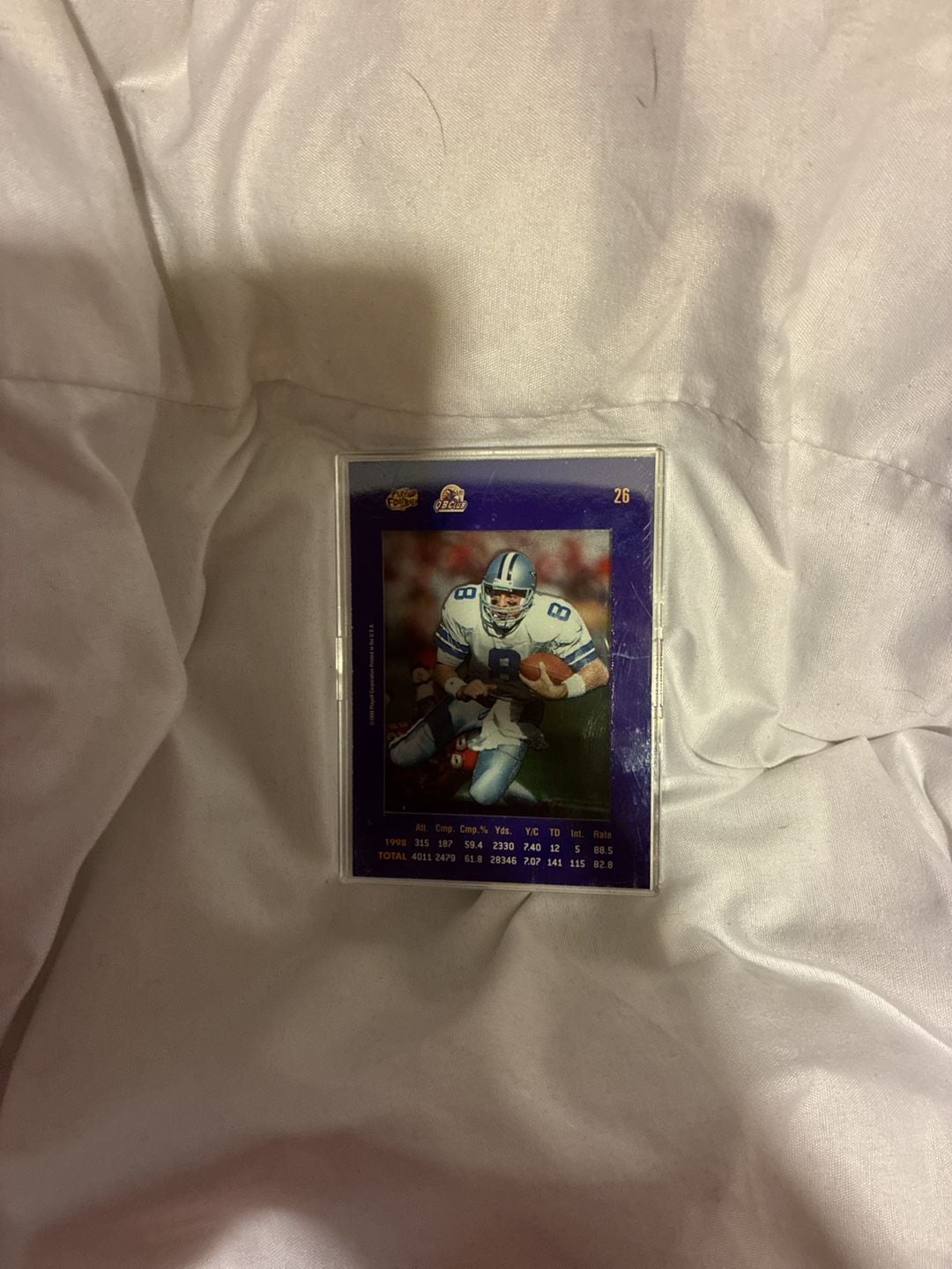 1999 Playoff Absolute SSD Troy Aikman Football Card #26 1