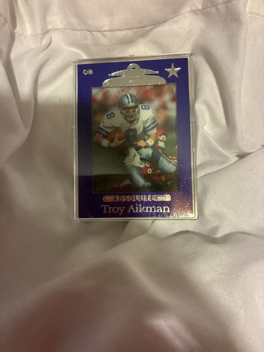 1999 Playoff Absolute SSD Troy Aikman Football Card #26 4