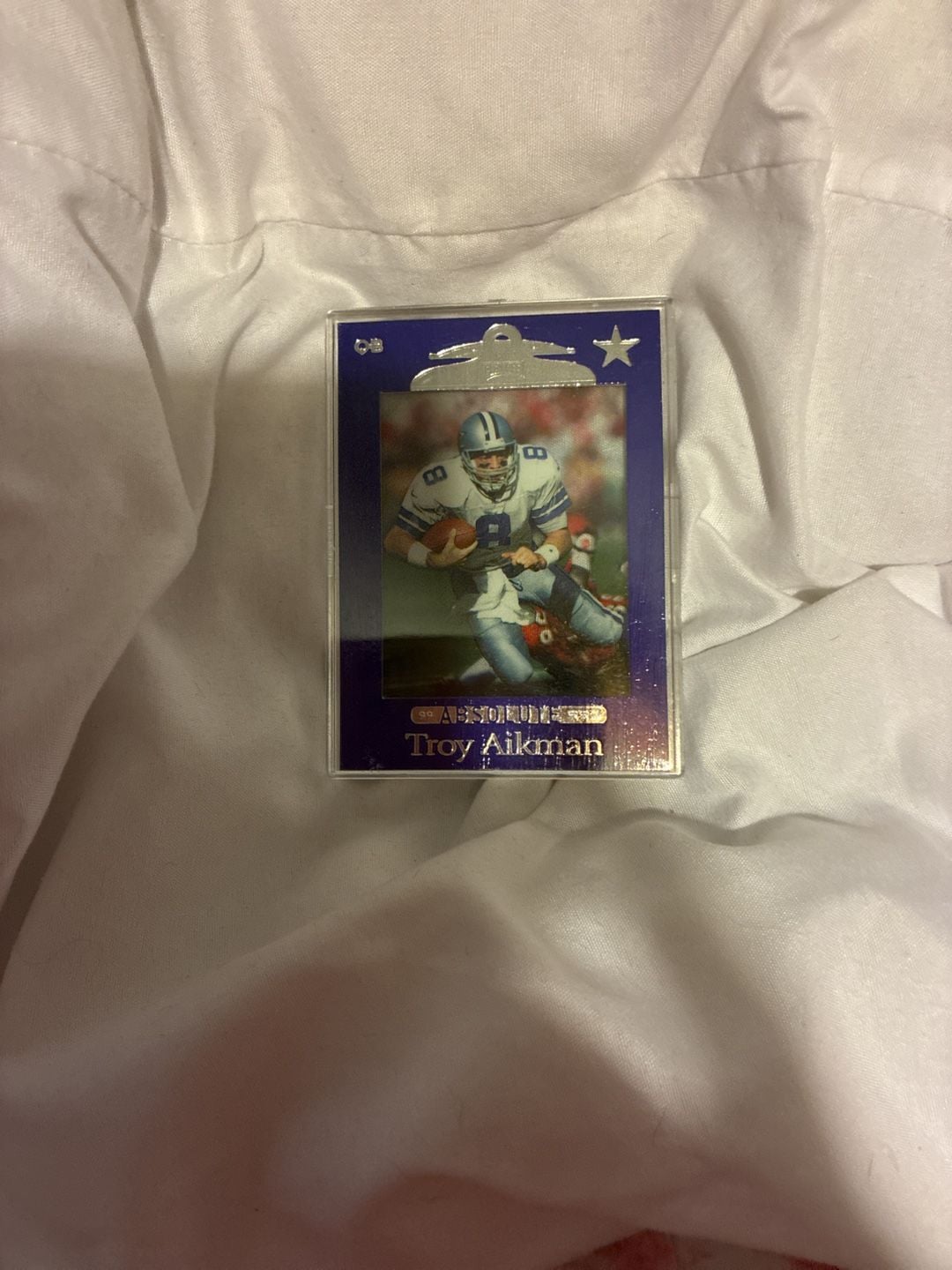 1999 Playoff Absolute SSD Troy Aikman Football Card #26 5