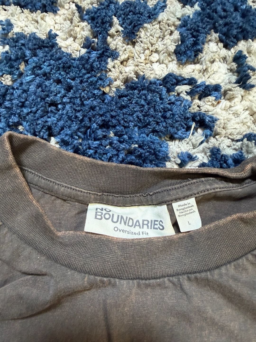 No Boundaries Speedway Classic Graphic Tee Size L Brown Racing Car 1984 3