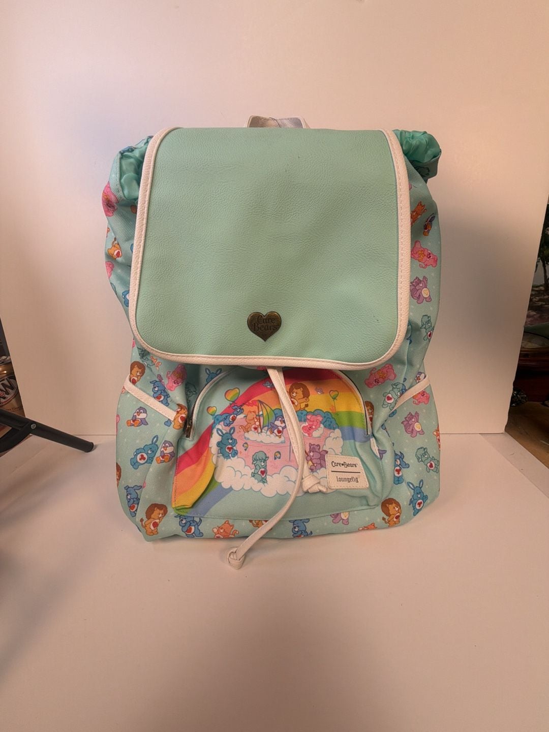 Loungefly Care Bears Cousin Rainbow Slouch Backpack 2