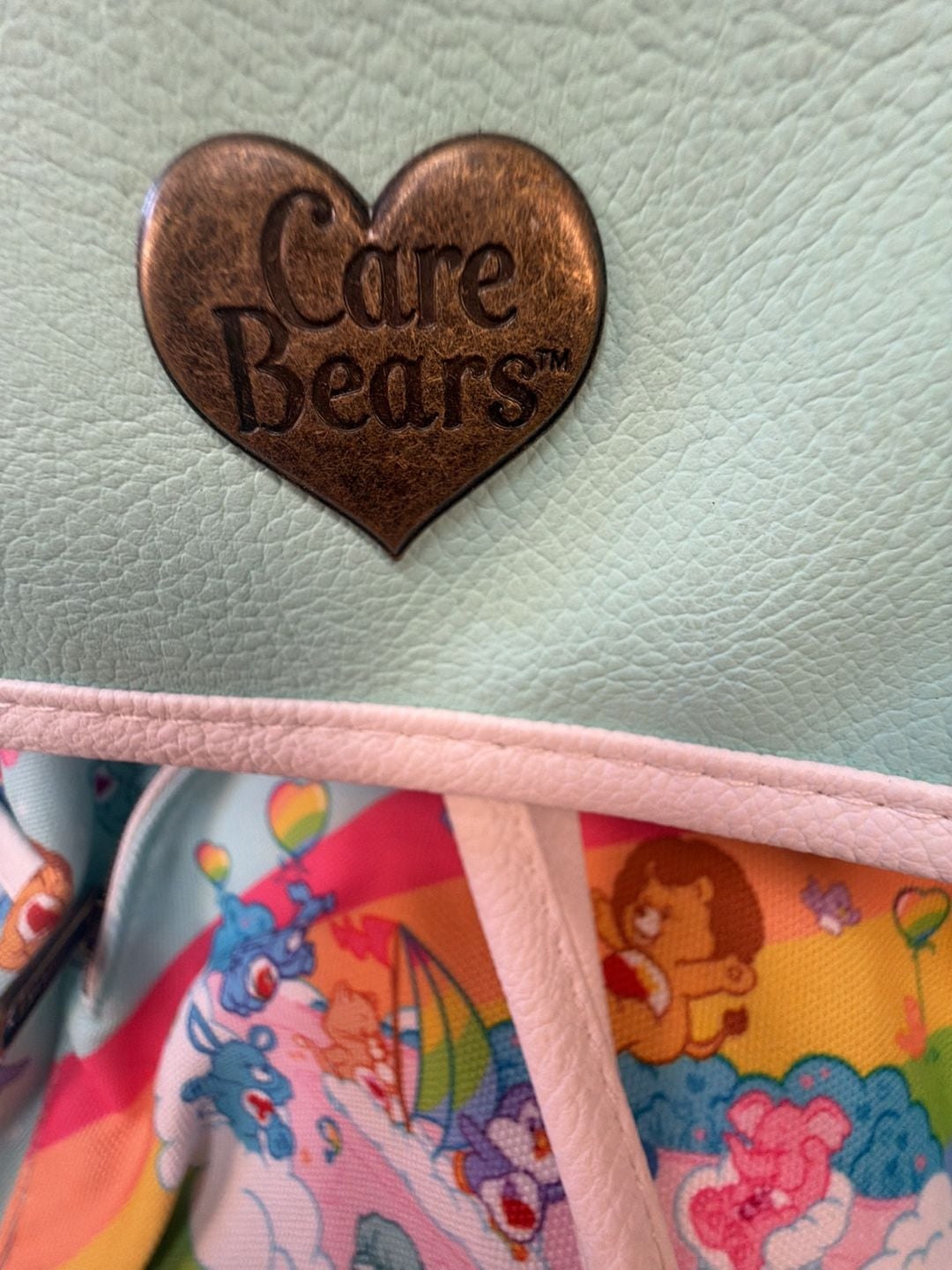 Loungefly Care Bears Cousin Rainbow Slouch Backpack 3