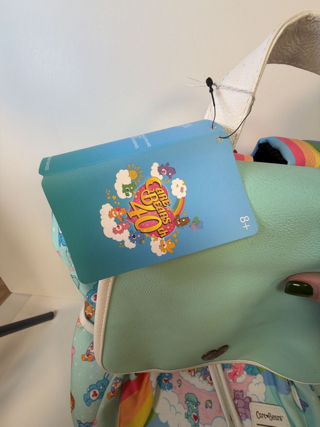 Loungefly Care Bears Cousin Rainbow Slouch Backpack 4