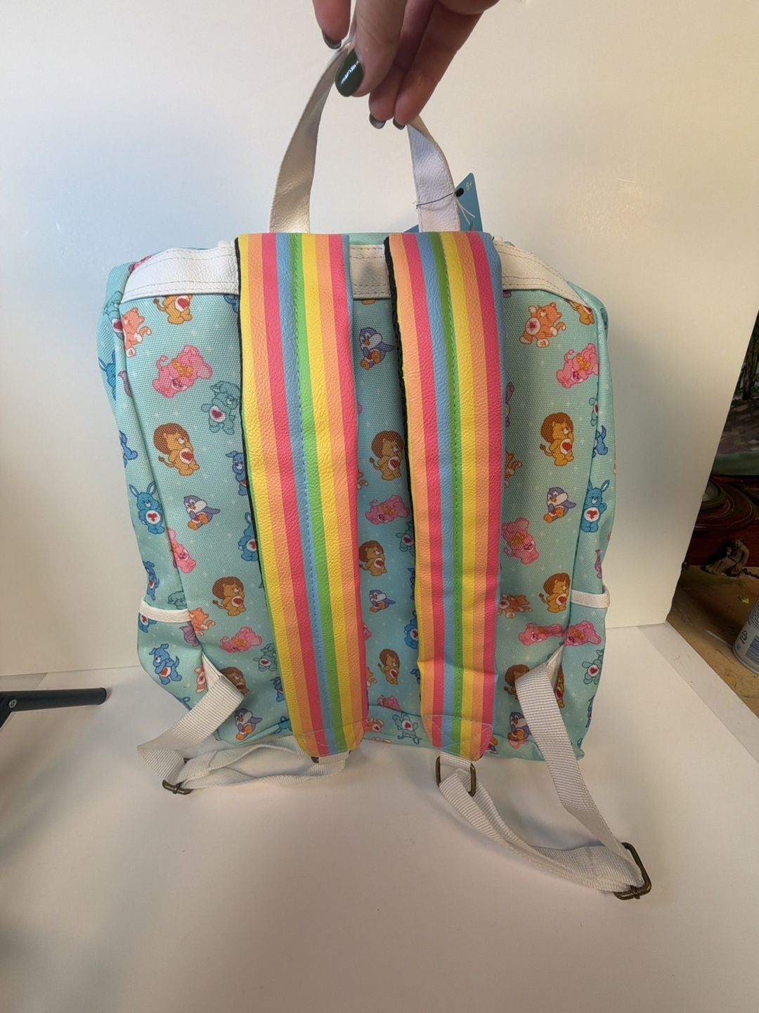 Loungefly Care Bears Cousin Rainbow Slouch Backpack 6