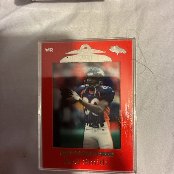 Playoff Absolute SSD Rod Smith Football Card Red Parallel #30