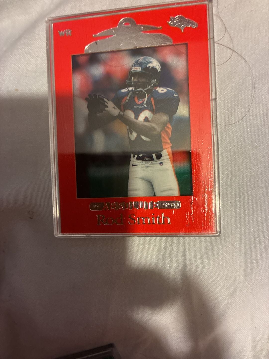 Playoff Absolute SSD Rod Smith Football Card Red Parallel #30 2