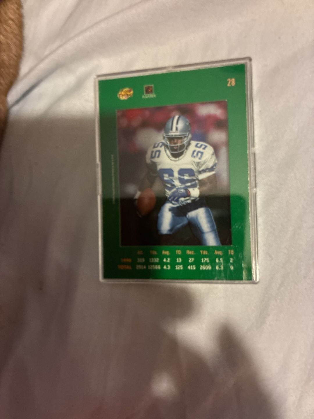 Playoff Absolute Emmitt Smith Football Card 28 Dallas Cowboys 5