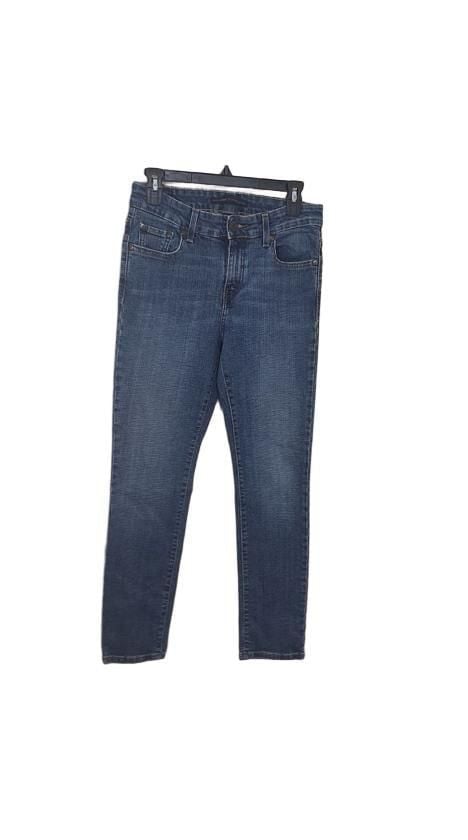 Levi's Mid Rise Skinny Jeans Womens 8 Short Blue Denim Stretch Casual Pant 8S 2
