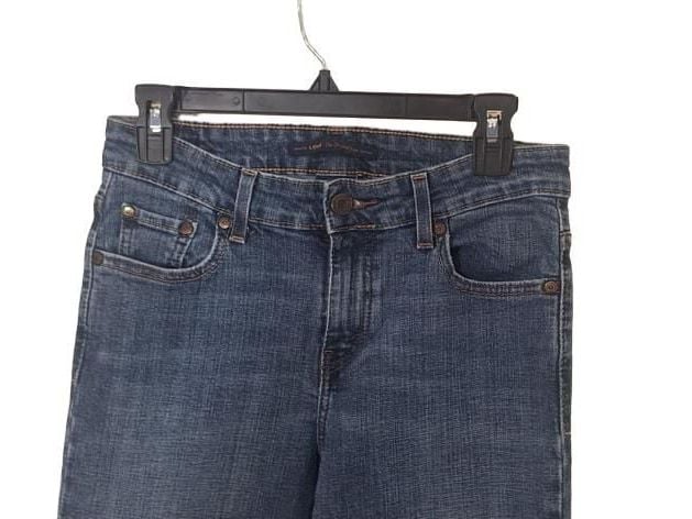 Levi's Mid Rise Skinny Jeans Womens 8 Short Blue Denim Stretch Casual Pant 8S 3