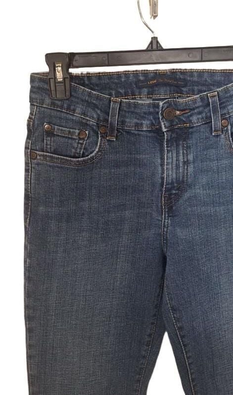Levi's Mid Rise Skinny Jeans Womens 8 Short Blue Denim Stretch Casual Pant 8S 4