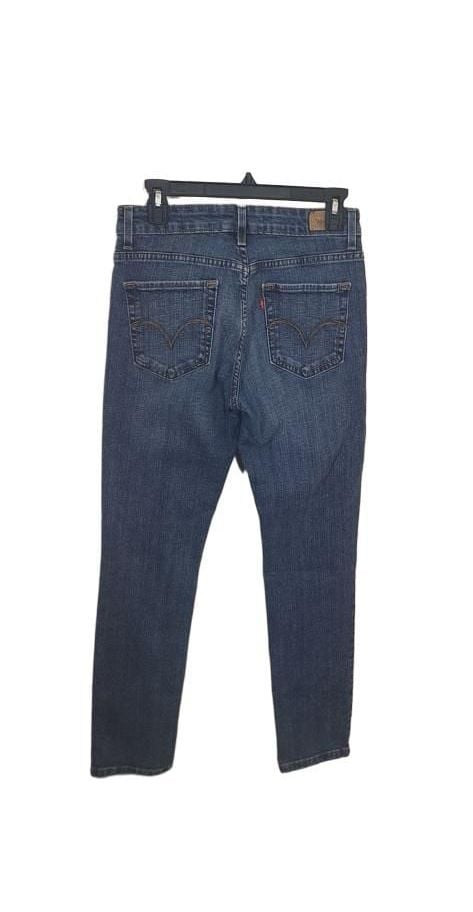 Levi's Mid Rise Skinny Jeans Womens 8 Short Blue Denim Stretch Casual Pant 8S 6