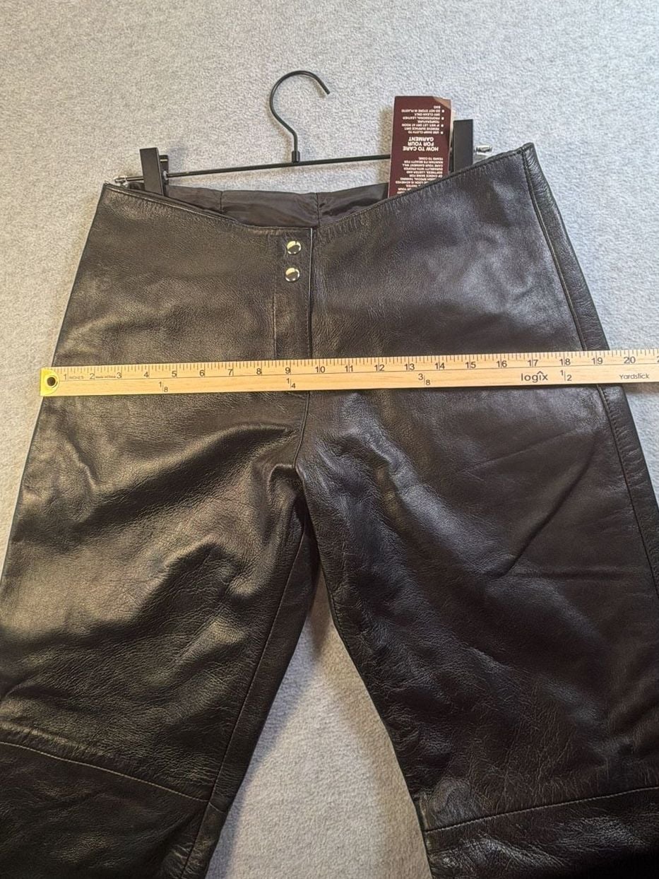Just Us Leather Pants Black Genuine Leather 10