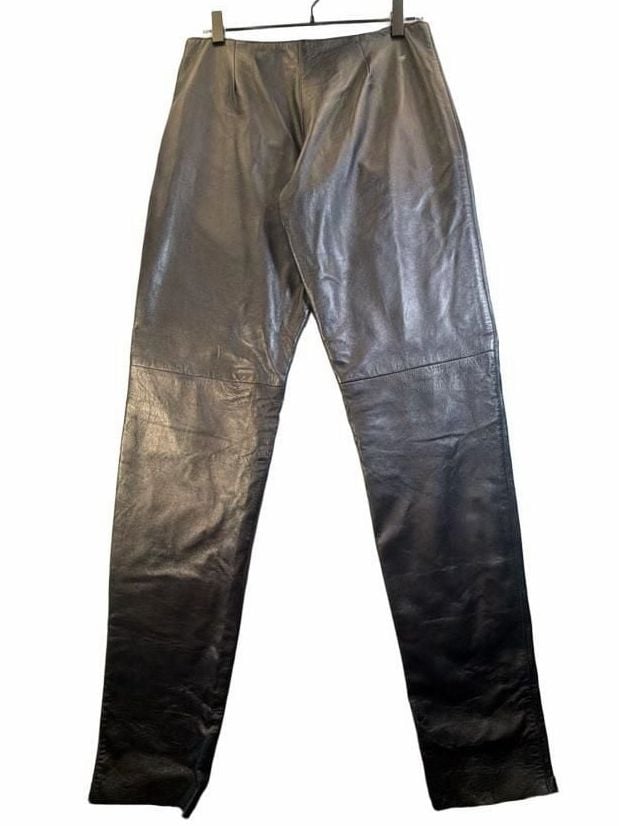 Just Us Leather Pants Black Genuine Leather 13