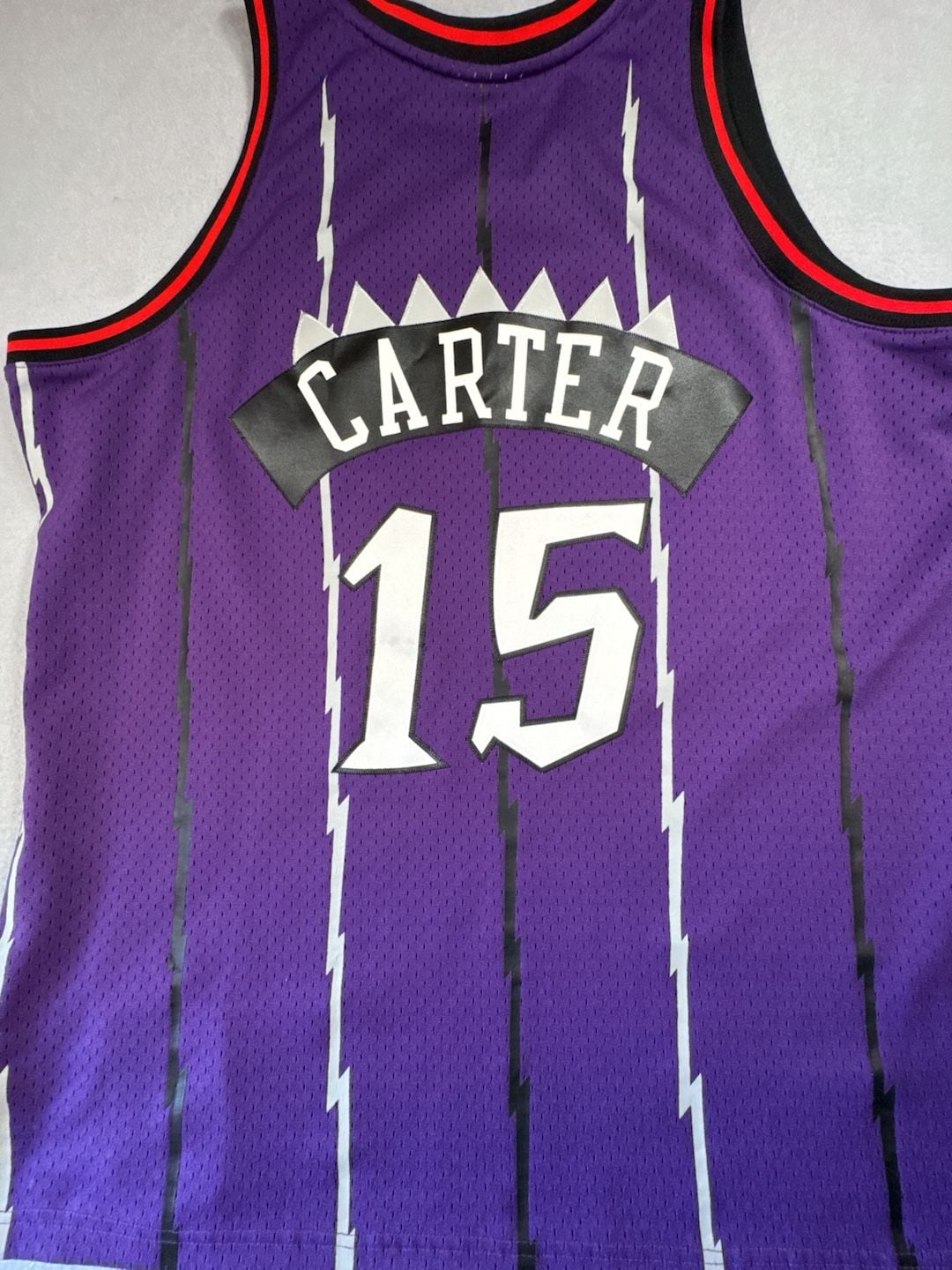 Vince Carter Toronto Raptors 1998-99 Purple Authentic Jersey, 9